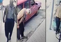Çamurlu ayakkabısını çıkarıp, çorapla markette alışveriş yaptı