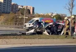 Başakşehir'de trafik kazası: 1 ölü 2 ağır yaralı