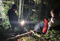 Engebeli arazide düşerek yaralanan orman işçisini ekipler kurtardı