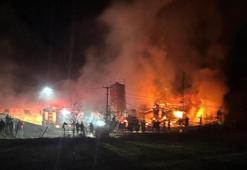 Bolu'da kümes yangını