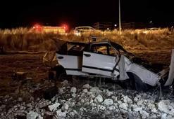 Takla atan otomobil tarlaya uçtu: 1 yaralı