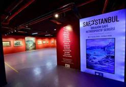 İbrahim Safi'nin sanat mirası 40 yıl sonra Fatih'teki sergide sanatseverlerle buluştu
