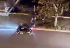 Avcılar’da motosiklet sürücüsü kavga ettiği yayayı kaskıyla darbetti