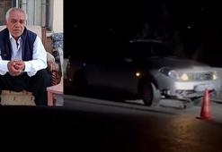 Yolda yatar vaziyetteki kişinin üzerinden otomobil geçti