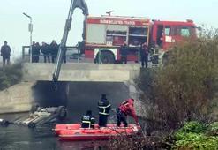 Sisli havada otomobil dereye uçtu; 18 yaşındaki İsa öldü