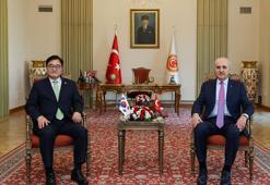 TBMM Başkanı Kurtulmuş, Güney Kore Ulusal Meclis Başkanı Won-shik ile görüştü