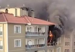 Ankara’da bir apartman dairesinde çıkan yangın endişe yarattı