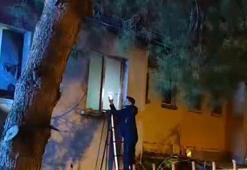 Apartman dairesinde çıkan yangında 1 kişi yaralandı
