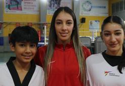 Antrenörlük öğrencisi tekvandocu abla, 2 kardeşini şampiyonluğa hazırlıyor