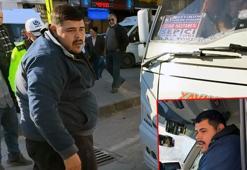 Havalı korna kullandığı anlaşılınca kesilen cezaya öfkelenip, defalarca kornaya basarak uzaklaştı