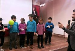 Yazar Gönen, mezun olduğu ilkokulda öğrencilerle buluştu