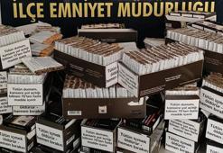 Edirne’de iş yerinde 12 bin 920 adet dolu makaron ele geçirildi