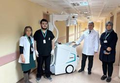 Yerli mobil dijital röntgen cihazı, Rize'de hizmete sunuldu