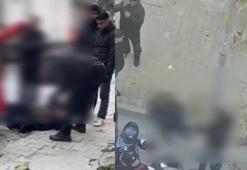 Küçükçekmece'de kadını taciz ettiği iddia edilen şüpheliyi çevredekiler darbetti