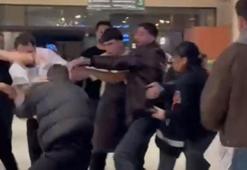 Maltepe’de AVM’de çıkan kavga kamerada