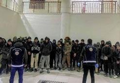 Demir yüklü TIR'ın dorsesinden 37 kaçak göçmen çıktı