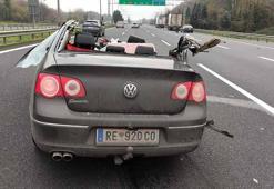 Otoyolda otomobil çekiciye çarptı; 1 ölü, 1 yaralı