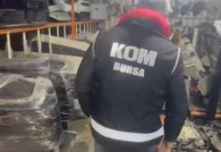 Bursa'da 12 milyon TL'lik gümrük kaçağı otomobil parçası ele geçirildi