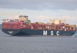 'MSC Türkiye', Çanakkale Boğazı'ndan geçti
