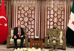 Bakan Güler, Suriye Savunma Bakanı Tümgeneral Ebu Kasra ile bir araya geldi