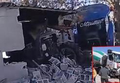 Evin bahçesine giren beton mikserinin altında kalan Hatice öldü, ağabeyi ağır yaralı