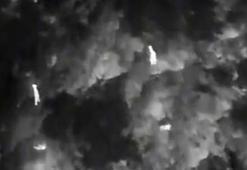 Üreme dönemindeki yaban keçileri, termal kameralı dronla izleniyor