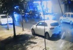 Zeytinburnu’nda park halindeki otomobile uzun namlulu silahla ateş açtılar; o anlar kamerada