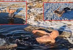 Türkiye’nin en soğuk yerleşim yerlerinden Göle'nin ‘Buz adamı’