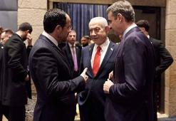 İsrail, Yunanistan ve GKRY yönetimi liderleri Kudüs'te bir araya geldi