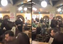 Beşiktaş’ta dönercide tekmeli yumruklu kavga kamerada