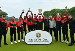 Fikret Öztürk Kulüplerarası Golf Turnuvası'nda şampiyon Kemer Golf Kulübü