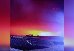 Libya Genelkurmay Başkanı'nın uçağının düşme anı güvenlik kamerasında