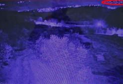 Tunceli’de gökyüzündeki parlak ışık kamerada