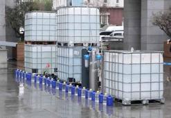 İstanbul, Tekirdağ ve Antalya'da ele geçirilen 45 bin ton kaçak alkol emniyette sergilendi