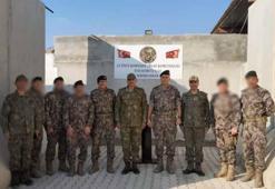 Özel Harekat Başkanı Hayal, Suriye'deki üs bölgelerini ziyaret etti