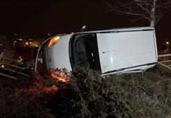 Hafif ticari araç ile otomobil çarpıştı; 3 yaralı