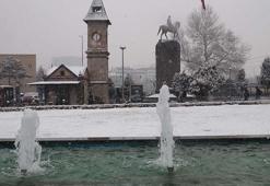 Kayseri'de kar yağışı