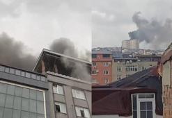 Sultangazi'de tekstil atölyesinde yangın