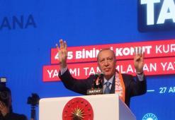 Cumhurbaşkanı Erdoğan: Sözlerimizi tutmanın bahtiyarlığıyla aziz milletimizin karşısındayız