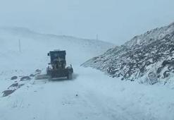 850 metre rakımlı Iğdır Tuzluca'da kar yağışı etkili oluyor