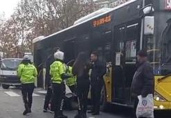Fatih’te İETT otobüsünün çarptığı yaya ağır yaralandı