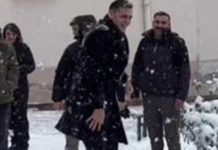 Kayseri Emniyet Müdürü, şehit çocukları ile kar topu oynadı