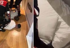 Beşiktaş’ta otel odasına baskın; yatağın altından kalaşnikof çıktı