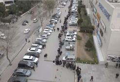 Denizli'de metrelerce alışveriş kuyruğu; gece yarısı gelip 9 saat beklediler