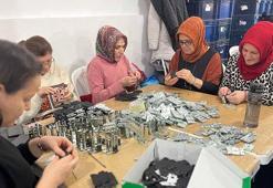 Esra muhtar, mahallesindeki kadınlara üretim atölyesi kurdu, ek gelir kapısı açtı