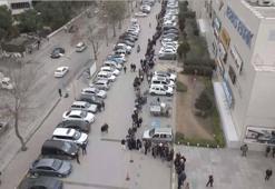 Denizli'de metrelerce alışveriş kuyruğu; gece yarısı gelip 9 saat beklediler