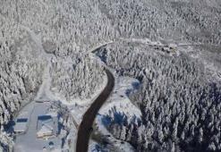 Karabük’te kar etkisini sürdürüyor