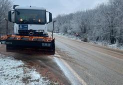 Kocaeli’de kentin yüksek kesimlerinde kar yağışı etkili oldu