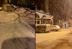 Manisa'da kar yağışı etkili oldu