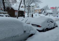 Bolu'da kar kalınlığı yarım metreye ulaştı
